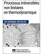 Processus irréversibles non linéaires en thermodynamique 